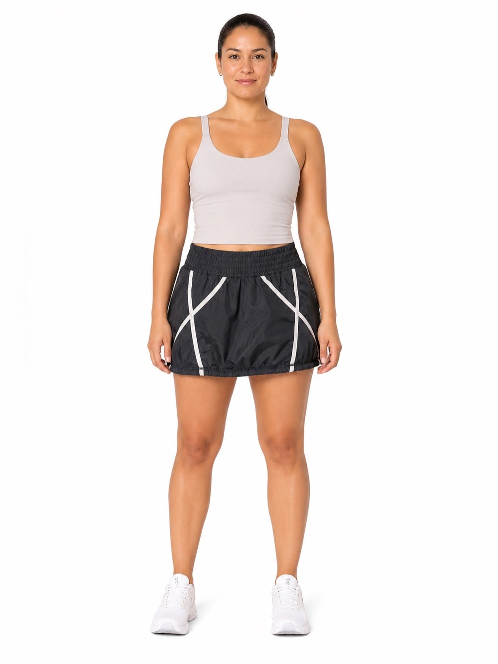 Lululemon Light Up Padded Cycling Skirt Skort Black Size 10